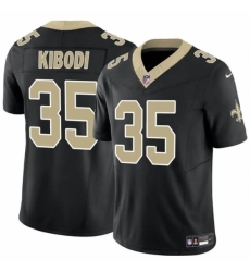New Orleans Saints #35 Jacob Kibodi Black F.U.S.E Vapor Limited Stitched Football Jersey