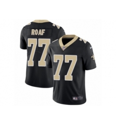 New Orleans Saints #77 Willie Roaf Vapor Untouchable Limited Black Team Color NFL Jersey