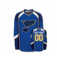 St. Louis Blues Customized Blue NHL Jersey