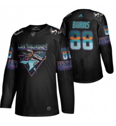 San Jose Sharks #88 Brent Burns  Adidas 2020 Los Tiburones Limited NHL Jersey Black