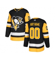 Pittsburgh Penguins Customized Premier Black Home NHL Jersey