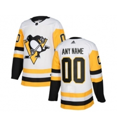Pittsburgh Penguins Customized Premier White Away NHL Jersey