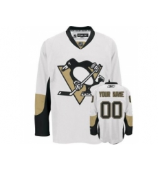 pittsburgh penguins customized jersey white road man hockey