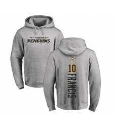Pittsburgh Penguins #10 Ron Francis Ash Backer Pullover Hoodie Nhl Jersey