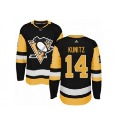 Adidas Pittsburgh Penguins #14 Chris Kunitz Authentic Black Home NHL Jersey