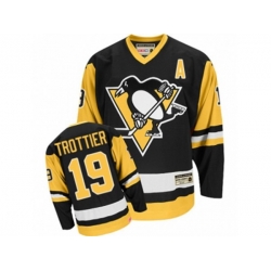 CCM Pittsburgh Penguins #19 Bryan Trottier Premier Black Throwback NHL Jersey