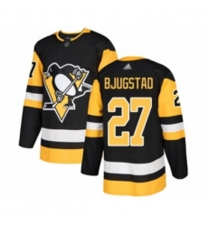Pittsburgh Penguins #27 Nick Bjugstad Authentic Black Home Hockey Jersey