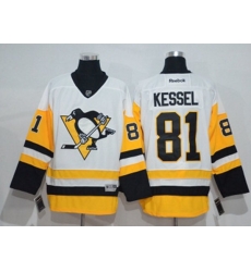 Pittsburgh Penguins #81 Phil Kessel White New Away Stitched NHL Jersey