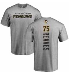 Pittsburgh Penguins #75 Ryan Reaves Ash Backer T-Shirt