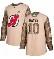 New Jersey Devils #10 Jimmy Hayes Authentic Camo Veterans Day Practice NHL Jersey