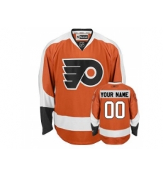 Philadelphia Flyers Customized orange home man hockey Nhl Jersey