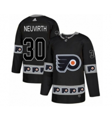 Adidas Philadelphia Flyers #30 Michal Neuvirth Authentic Black Team Logo Fashion NHL Jersey