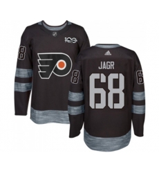 Adidas Philadelphia Flyers #68 Jaromir Jagr Premier Black 1917-2017 100th Anniversary NHL Jersey