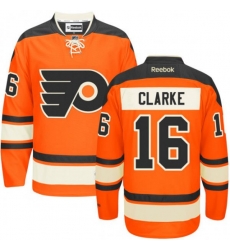 Philadelphia Flyers #16 Bobby Clarke Premier Orange New Third NHL Jersey