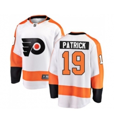 Philadelphia Flyers #19 Nolan Patrick Fanatics Branded White Away Breakaway NHL Jersey