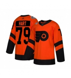 Philadelphia Flyers #79 Carter Hart Authentic Orange 2019 Stadium Series Hockey Jersey