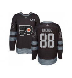 Philadelphia Flyers #88 Eric Lindros Black 1917-2017 100th Anniversary Stitched NHL Jersey