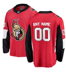 Ottawa Senators Fanatics Branded Red Home Breakaway Custom Jersey