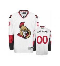 Ottawa Senators White Fanatics Branded Red Home Breakaway Custom Jersey