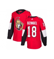 Adidas Ottawa Senators #18 Ryan Dzingel Red Home Authentic Stitched NHL Jersey