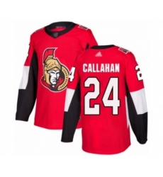 Ottawa Senators #24 Ryan Callahan Authentic Red Home Hockey Jersey