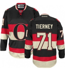 Ottawa Senators #71 Chris Tierney Authentic Black Third NHL Jersey