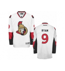 Ottawa Senators #9 Bobby Ryan Authentic White Away NHL Jersey