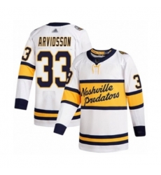 Nashville Predators #33 Viktor Arvidsson Authentic White 2020 Winter Classic Hockey Jersey
