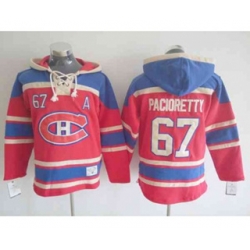 Montreal Canadiens #67 Max Pacioretty Blue-Red Pullover Hooded A