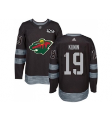 Minnesota Wild #19 Luke Kunin Black 1917-2017 100th Anniversary Stitched NHL Jersey Minnesota Wild #19 Luke Kunin Black 1917-2017 100th Anniversary Stitched NHL Jersey