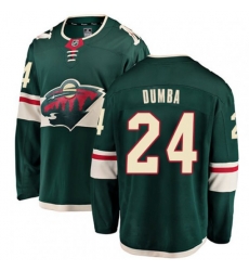 Minnesota Wild #24 Matt Dumba Authentic Green Home Fanatics Branded Breakaway NHL Jersey