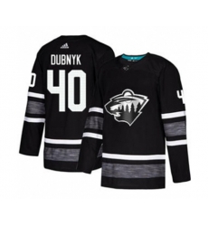 Minnesota Wild #40 Devan Dubnyk Black 2019 All-Star Stitched Hockey Jersey