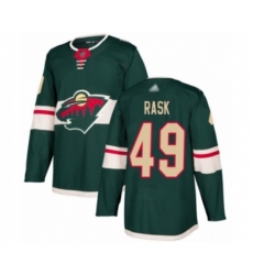 Minnesota Wild #49 Victor Rask Authentic Green Home Hockey Jersey