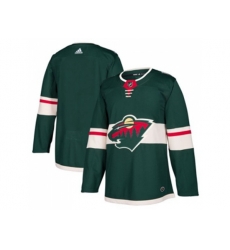 Minnesota Wild Blank Green Home Authentic Stitched NHL Jersey