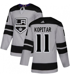 Los Angeles Kings #11 Anze Kopitar Premier Gray Alternate NHL Jersey