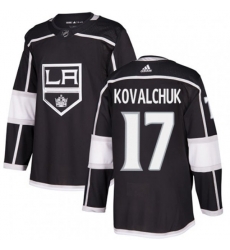 Los Angeles Kings #17 Ilya Kovalchuk Black Home Authentic Stitched NHL Jersey