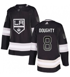 Los Angeles Kings #8 Drew Doughty Authentic Black Drift Fashion NHL Jersey