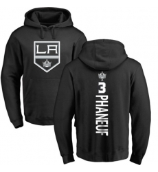 Los Angeles Kings #3 Dion Phaneuf Black Backer Pullover Hoodie