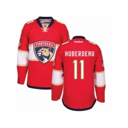 Florida Panthers #11 Jonathan Huberdeau Authentic Red Home NHL New Jersey