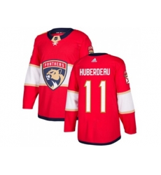 Florida Panthers #11 Jonathan Huberdeau Red Home Authentic Stitched NHL Jersey