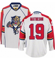 Florida Panthers #19 Michael Matheson Authentic White Away NHL Jersey