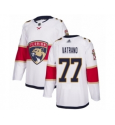 Florida Panthers #77 Frank Vatrano Authentic White Away Hockey Jersey