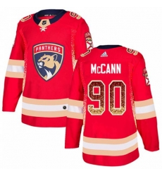 Florida Panthers #90 Jared McCann Authentic Red Drift Fashion NHL Jersey