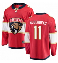 Panthers #11 Jonathan Huberdeau Fanatics Branded Red Home Breakaway NHL Jersey