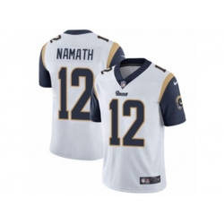 Los Angeles Rams #12 Joe Namath Vapor Untouchable Limited White NFL Jersey