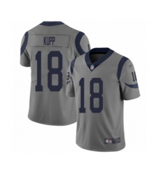 Los Angeles Rams #18 Cooper Kupp Limited Gray Inverted Legend Football Jersey