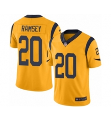 Los Angeles Rams #20 Jalen Ramsey Limited Gold Rush Vapor Untouchable Football Jersey