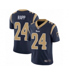 Los Angeles Rams #24 Taylor Rapp Navy Blue Team Color Vapor Untouchable Limited Player Football Jersey