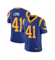 Los Angeles Rams #41 David Long Royal Blue Alternate Vapor Untouchable Limited Player Football Jersey