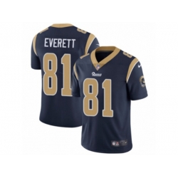Los Angeles Rams #81 Gerald Everett Vapor Untouchable Limited Navy Blue Team Color NFL Jersey